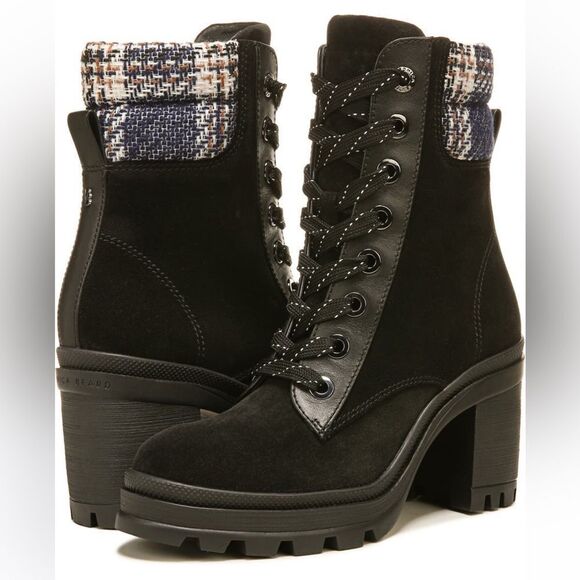 NEW Veronica Beard Westport Water Resistant Hiker Boots - Picture 1 of 13